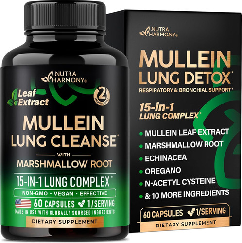Mullein leaf extract for - for, lung