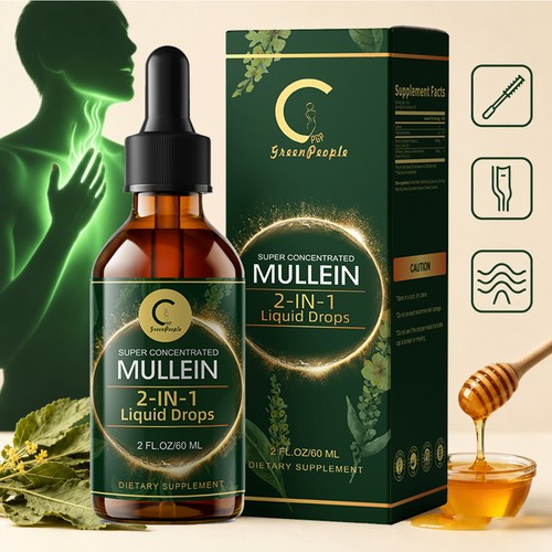 Mullein drops for lungs - mullein,